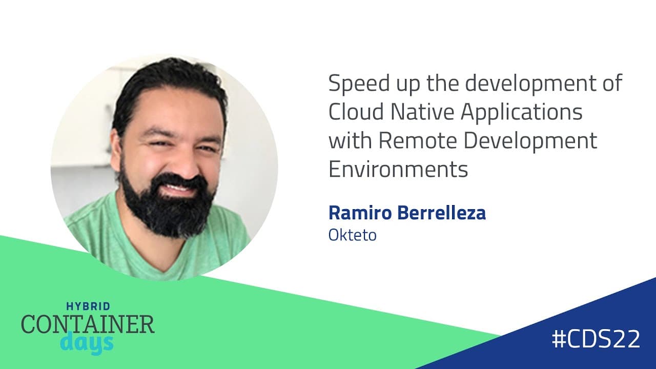 Cloud Native Applications with Remote Development Environments